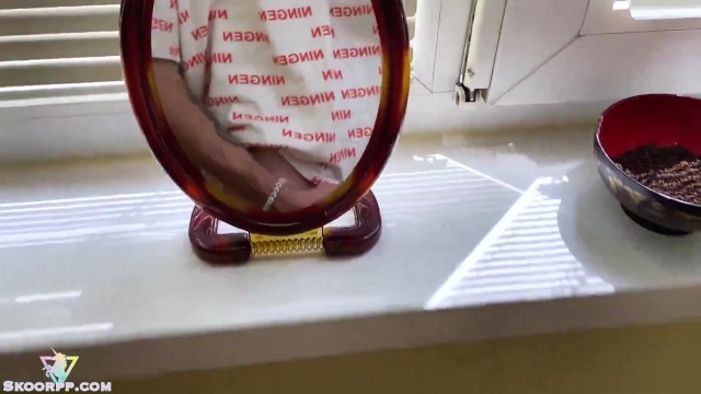 I Jerk off Dick and Admire myself at the Mirror - Cumshot